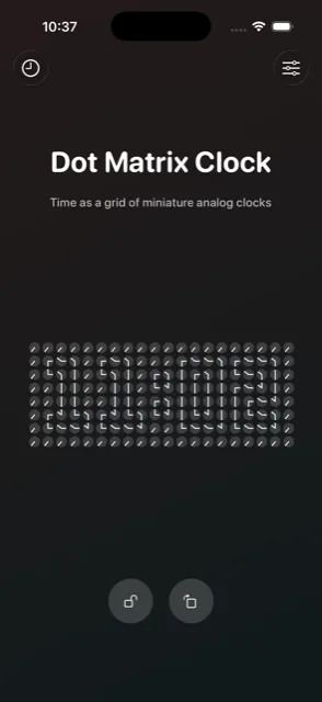 Dot Matrix Clock